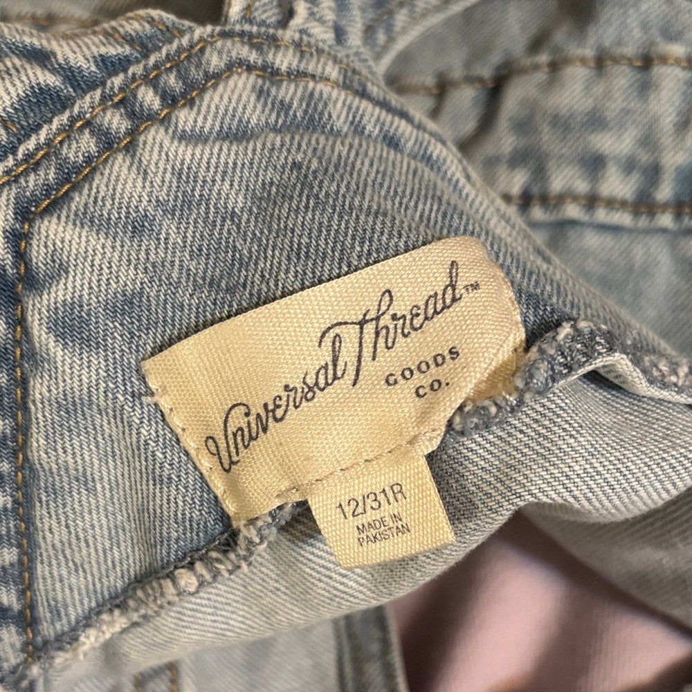 Universal Thread Light Blue Denim Overalls - Picture 5 of 6